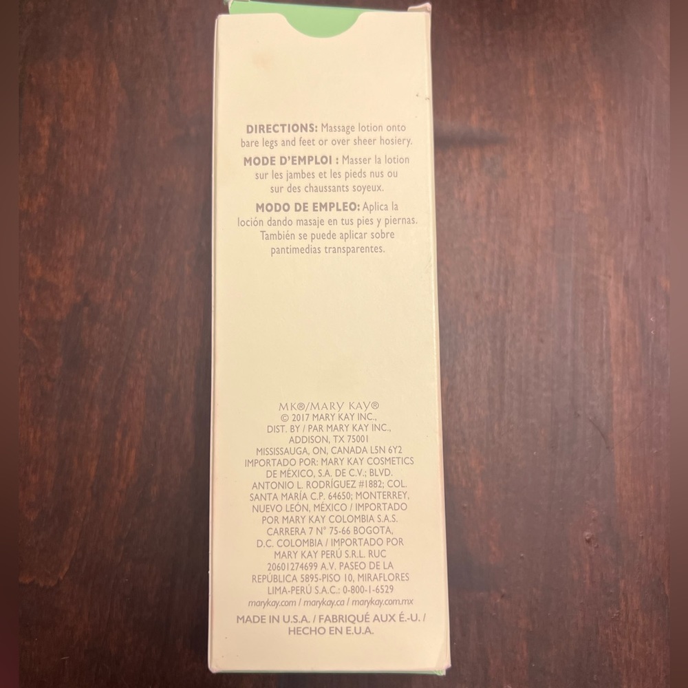 Mary Kay mint bliss energizing lotion